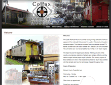 Tablet Screenshot of colfaxrrmuseum.org